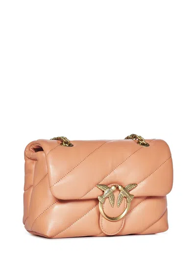 Pinko Love Puff Mini Bag In Orange