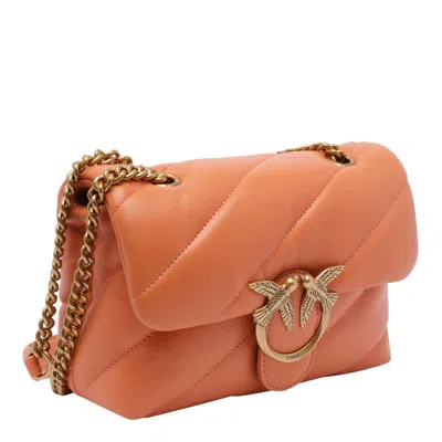 Pinko Love Puff Mini Bag In Orange