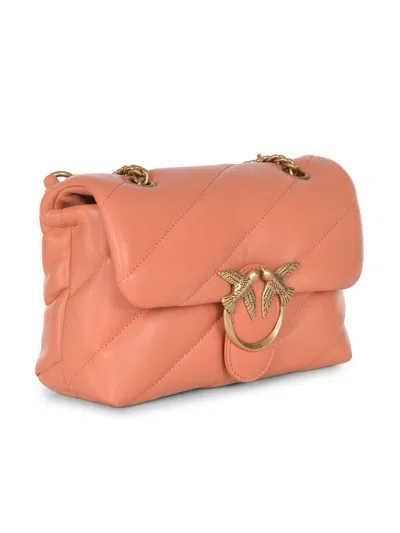 Pinko Love Puff Mini Bag In Orange