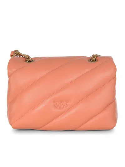 Pinko Love Puff Mini Bag In Orange
