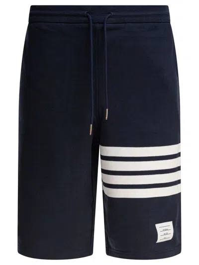 Thom Browne Pantaloncini Da Allenamento A 4 Barre