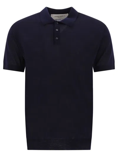 Golden Goose Merino Wool Polo Shirt Polo Shirts Black