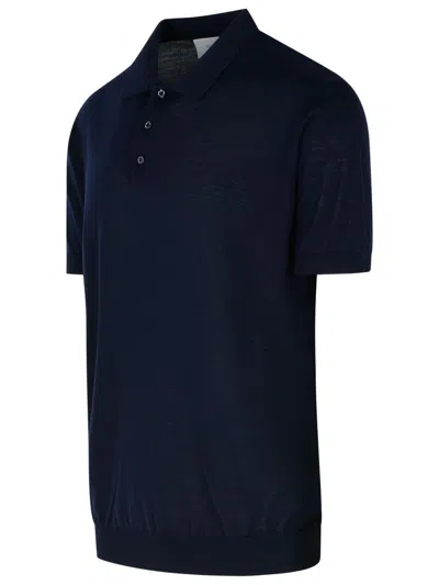 Golden Goose Merino Wool Polo Shirt Polo Shirts Black