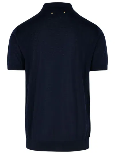 Golden Goose Merino Wool Polo Shirt Polo Shirts Black