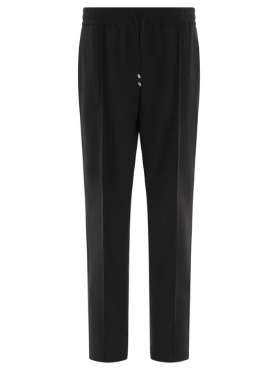 Valentino Garavani Wool Joggers In Black