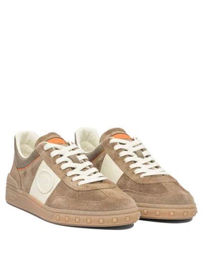 Valentino Low Top Sneaker Contrast Stitching