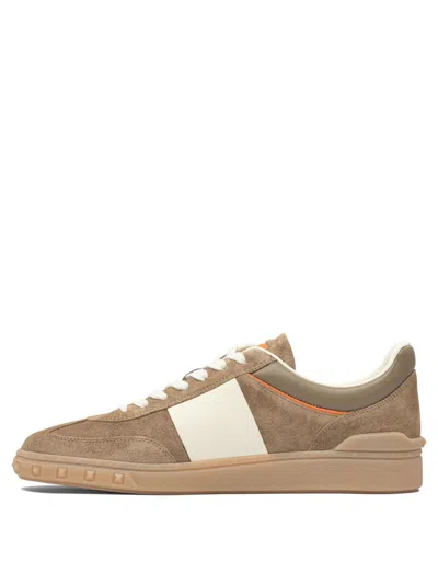 Valentino Low Top Sneaker Contrast Stitching
