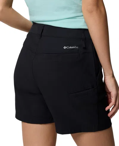 Columbia Women's Mid-rise Leslie Falls Ii Shorts In Blue
