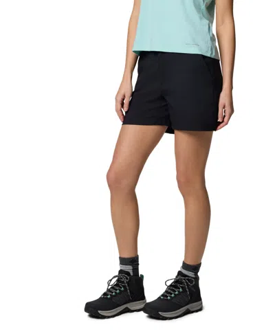 Columbia Women's Mid-rise Leslie Falls Ii Shorts In Blue