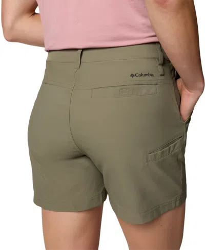 Columbia Women's Mid-rise Leslie Falls Ii Shorts In Brown