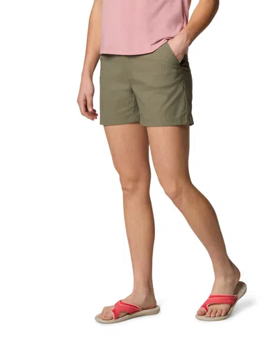 Columbia Women's Mid-rise Leslie Falls Ii Shorts In Brown