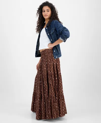 Lucky Brand Women's Broomstick Cotton Maxi Skirt