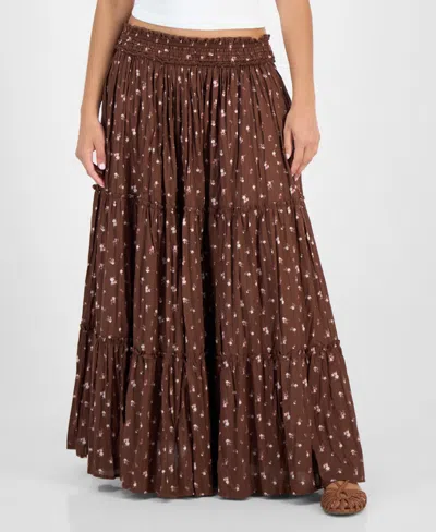 Lucky Brand Women's Broomstick Cotton Maxi Skirt