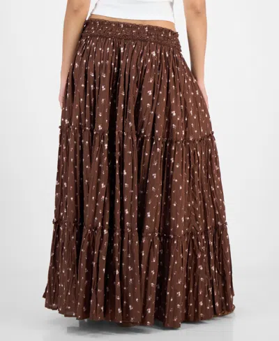 Lucky Brand Women's Broomstick Cotton Maxi Skirt