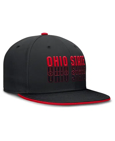 Nike Men's Black Ohio State Buckeyes True Primetime Performance Fitted Hat