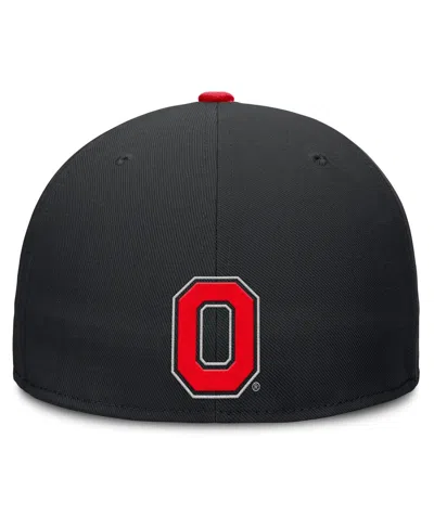 Nike Men's Black Ohio State Buckeyes True Primetime Performance Fitted Hat