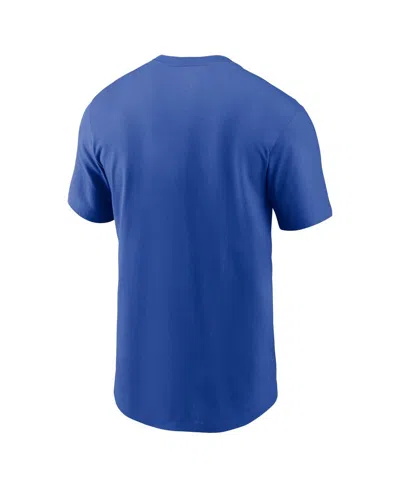 Nike Royal Duke Blue Devils Primetime Arch Stack T-shirt In Blue