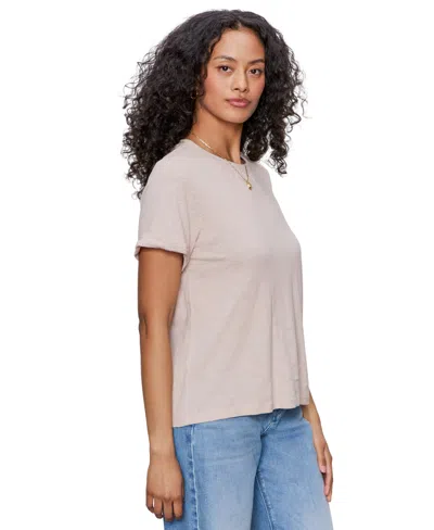 Sanctuary Perfect Roll Sleeve Cotton T-shirt