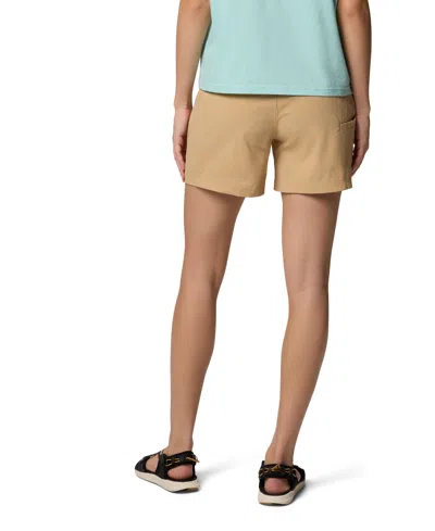 Columbia Women's Mid-rise Leslie Falls Ii Shorts In Brown