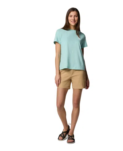 Columbia Women's Mid-rise Leslie Falls Ii Shorts In Brown