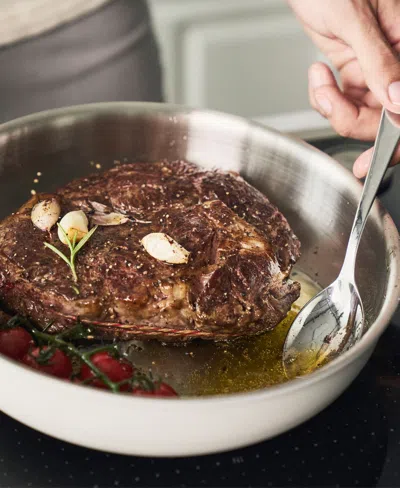 Zwilling Pure Stainless Steel 9.5" Fry Pan In Silver