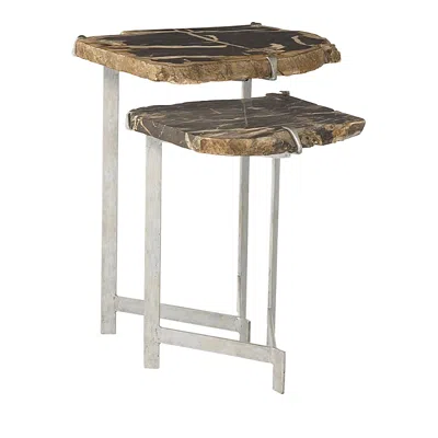 Bernhardt Interiors Ardelle Set Of 2 Nesting Tables In Brown