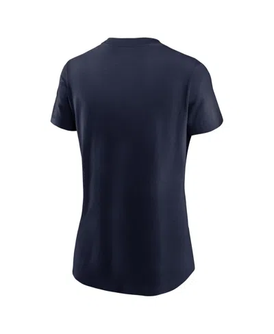 Nike Women's Navy West Virginia Mountaineers Local Script T-shirt