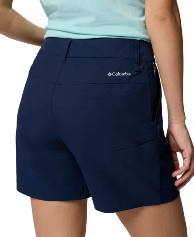 Columbia Women's Mid-rise Leslie Falls Ii Shorts In Blue