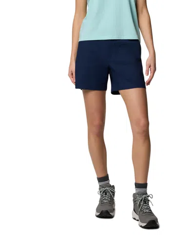 Columbia Women's Mid-rise Leslie Falls Ii Shorts In Blue