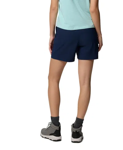 Columbia Women's Mid-rise Leslie Falls Ii Shorts In Blue