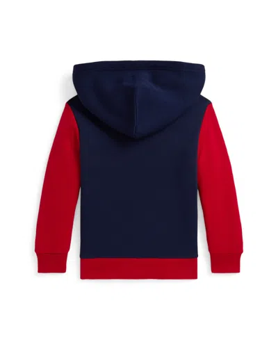 Polo Ralph Lauren Ralph Lauren Triple-pony Fleece Hoodie In Red
