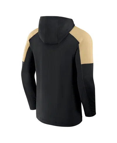 Fanatics Men's Black Vegas Golden Knights Meta Game Transitional Pullover Hoodie In Black