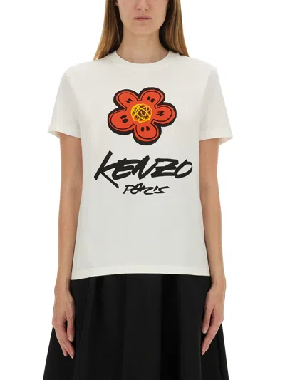 Kenzo Logo Printed T-shirt