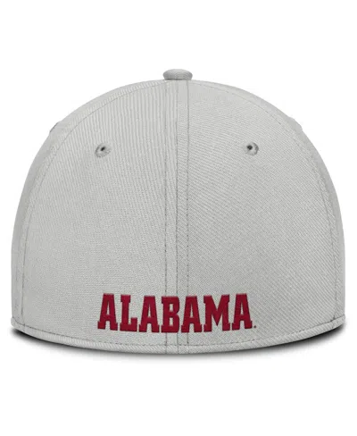 Nike Men's Gray Alabama Crimson Tide Rise Practice Performance Adjustable Hat