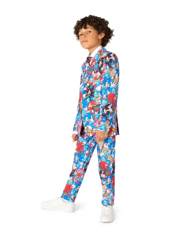 Opposuits Little Boys Sonic Suit In Multi