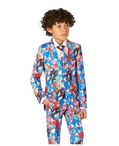 Opposuits Little Boys Sonic Suit In Multi