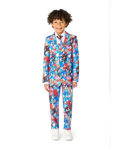 Opposuits Little Boys Sonic Suit In Multi