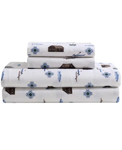 Beatrice Home Fashions Lodge 100-thread Count Microfiber 4-pc. Sheet Set, Full