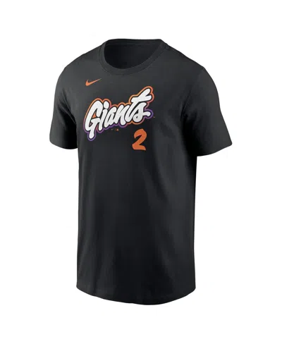 Nike Men's Willy Adames Black San Francisco Giants 2025 City Connect Fuse Name Number T-shirt In Black