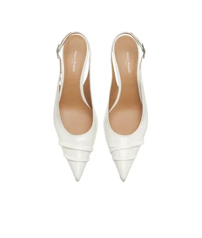 Maison Margiela 55mm Kinkies Slingback Pumps In White