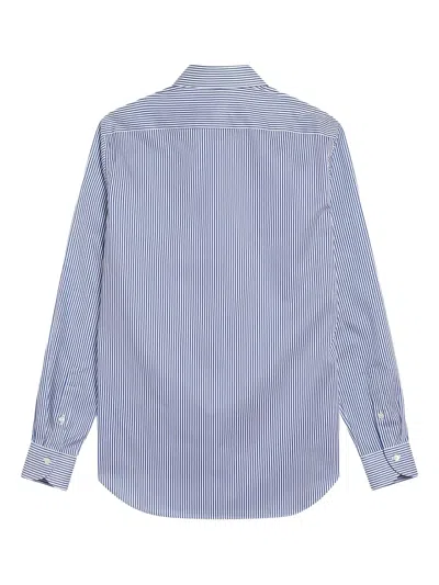 Xacus Striped Shirt In Blue