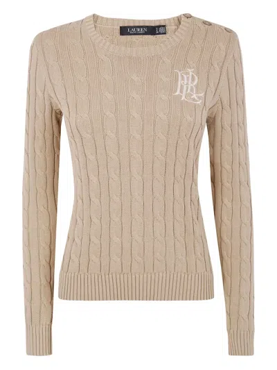 Ralph Lauren Cable-knit Jumper In Neutral