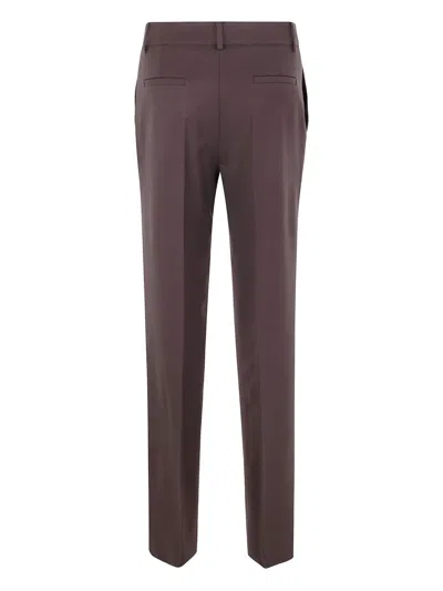 P.a.r.o.s.h Wool Trousers In Brown