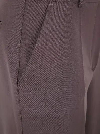 P.a.r.o.s.h Wool Trousers In Brown