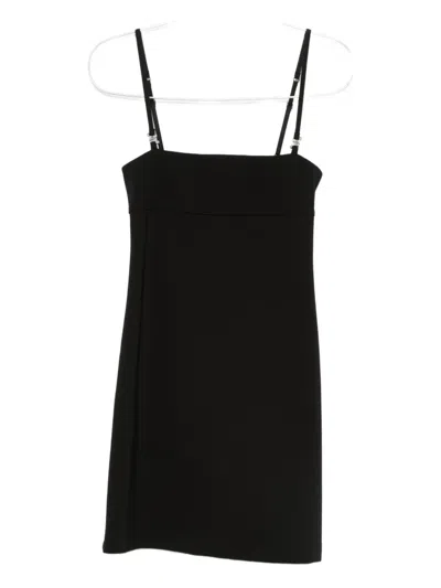 Sportmax Mini-length Sleeveless Dress Adjustable Straps In Black
