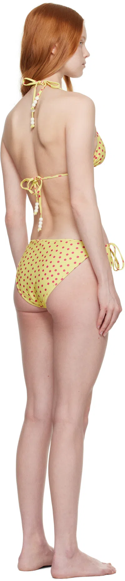 Bellini Bikini Yellow Daphne Dot Bikini