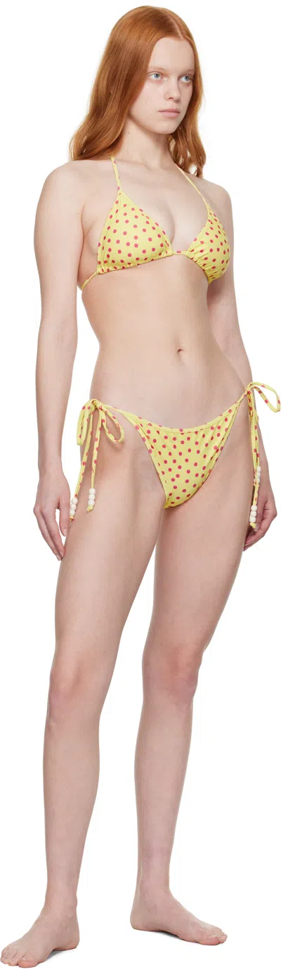Bellini Bikini Yellow Daphne Dot Bikini