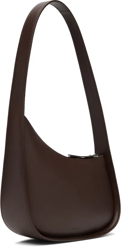 The Row Brown Half Moon Bag