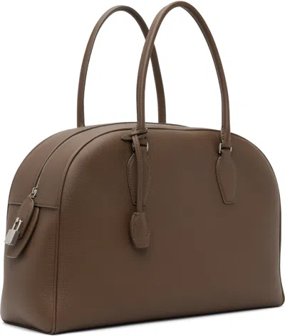 The Row India 12.00 Top-handle Bowling Bag In Leather
