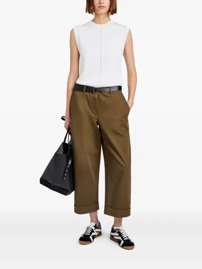 Proenza Schouler White Label Dori Trousers In Green